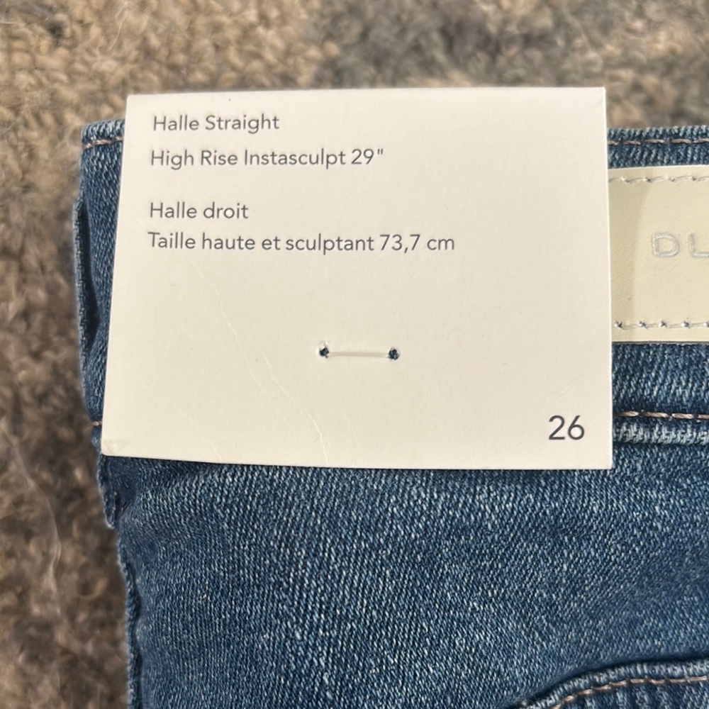 DL1961 Halle Straight High Rise Instasculpt — size 26 - NWT - Picture 8 of 8